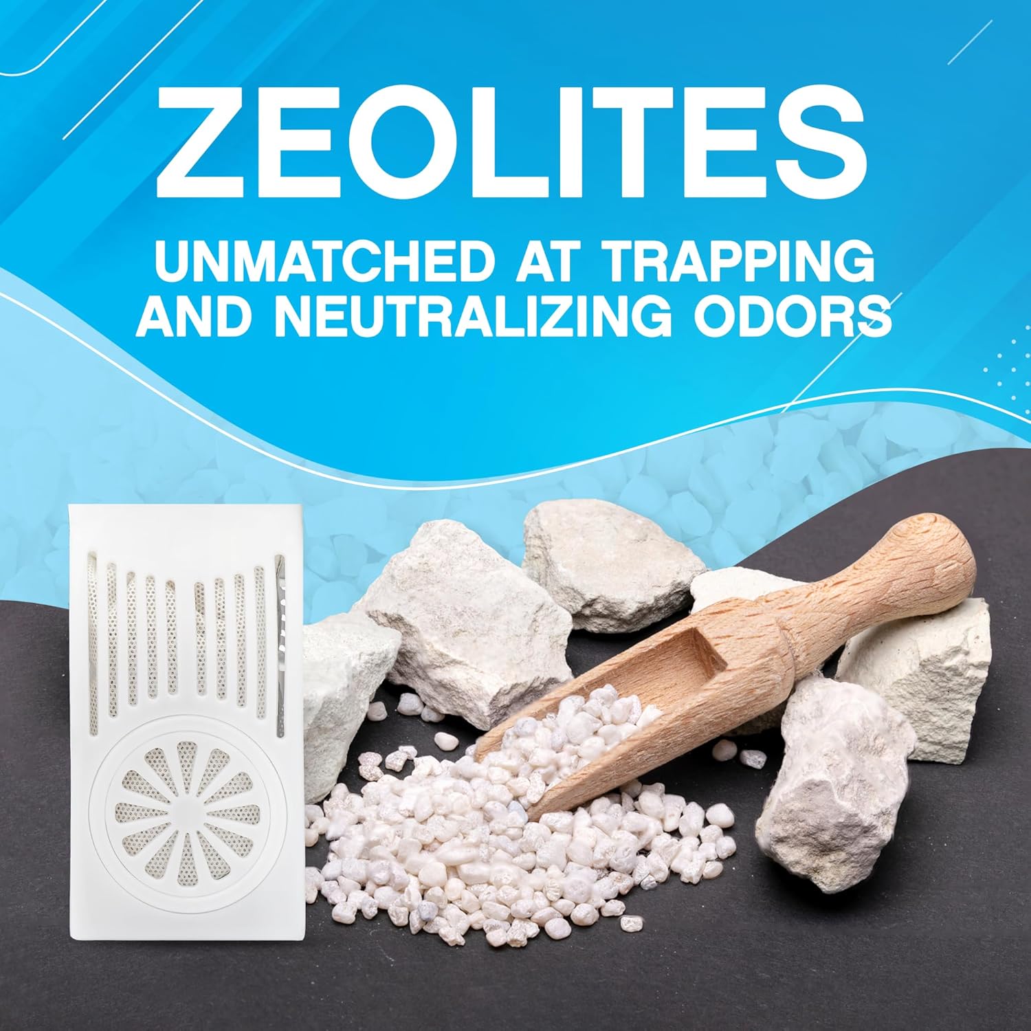 NonScents Refrigerator Deodorizer – Odor Eliminator for Fridge & Freezer – Outshines Baking Soda & Deodorizer with Activated Charcoal – Unscented & Long-Lasting, Freshen Refrigerator (4-Count)