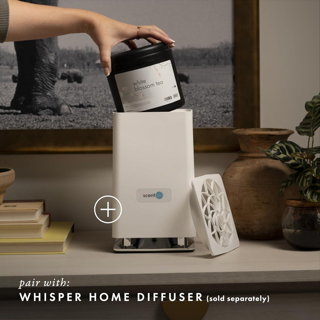 ScentAir Whisper Home Monthly Plug-in Refill, Fragrance Cartridge for Home and Office, White Blossom Tea