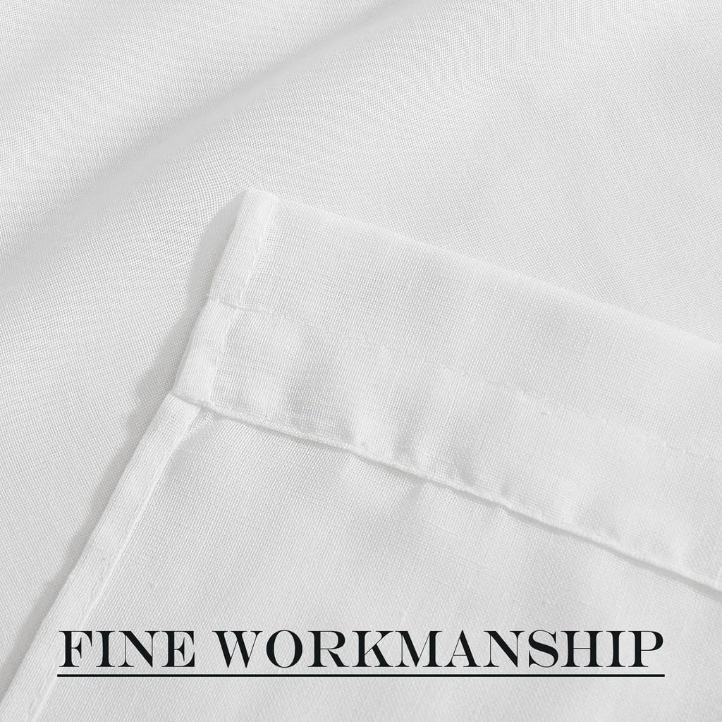 NICETOWN Sheer Door Curtain, Side Curtains for Small Window, Front French Door Window Covring, Rod Pocket Sidelight Curtains with Tieback, 1 Panel, White, 26W X 40L