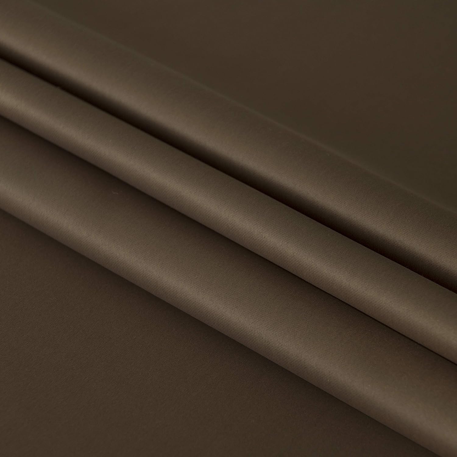 DWCN French Door Curtains – Rod Pocket Thermal Blackout Curtain for Doors with Glass Window, Kitchen and Patio Doors for Privacy, 23 X 72 Inches Long, 1 Curtain Panel with Tieback, Brown