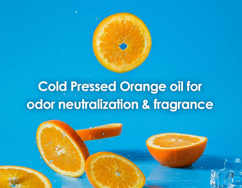 Cold Pressed Orange Oil Concentrate | 8-ounce Professional Grade All-Purpose Citrus Cleaner, Degreaser & Pet Odor Eliminator Blend | Dilutes to 4 Gallons of Finished Product | Home and Outdoor Use