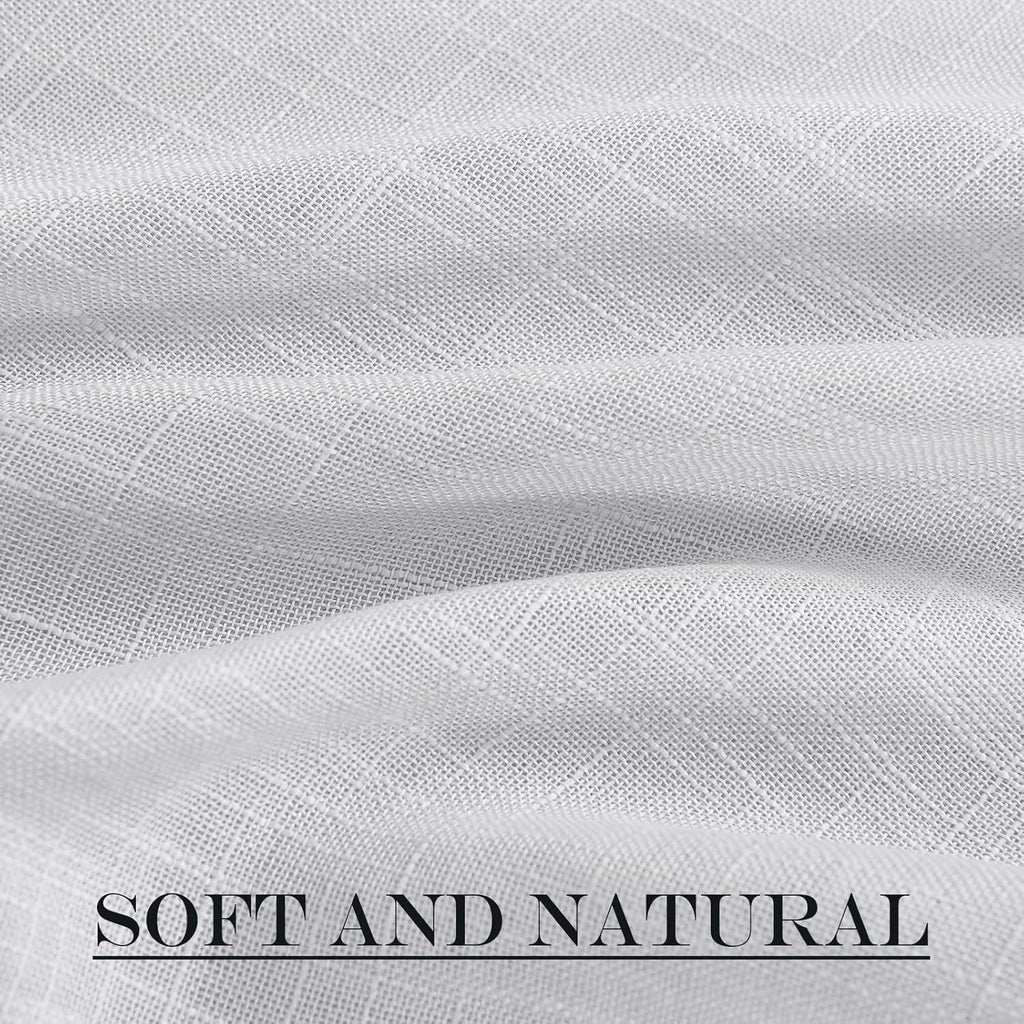 NICETOWN SidelightCurtains 72 Inches Long for Door Windows Linen Privacy Protect Light Filtering French Door Side Curtain Panels Bonus Adjustable Tie Back, 12x72 Inch Length, 1 Panel, Dark Grey