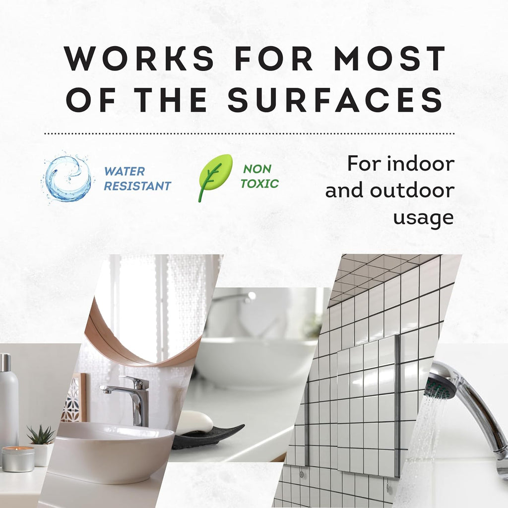 Tile Repair Kit by Stowsen - Also Works as Bathtub Repair Kit I Ideal to Fix Your Broken Chip or Crack on Marble, Corian, Porcelain and Granite Countertops