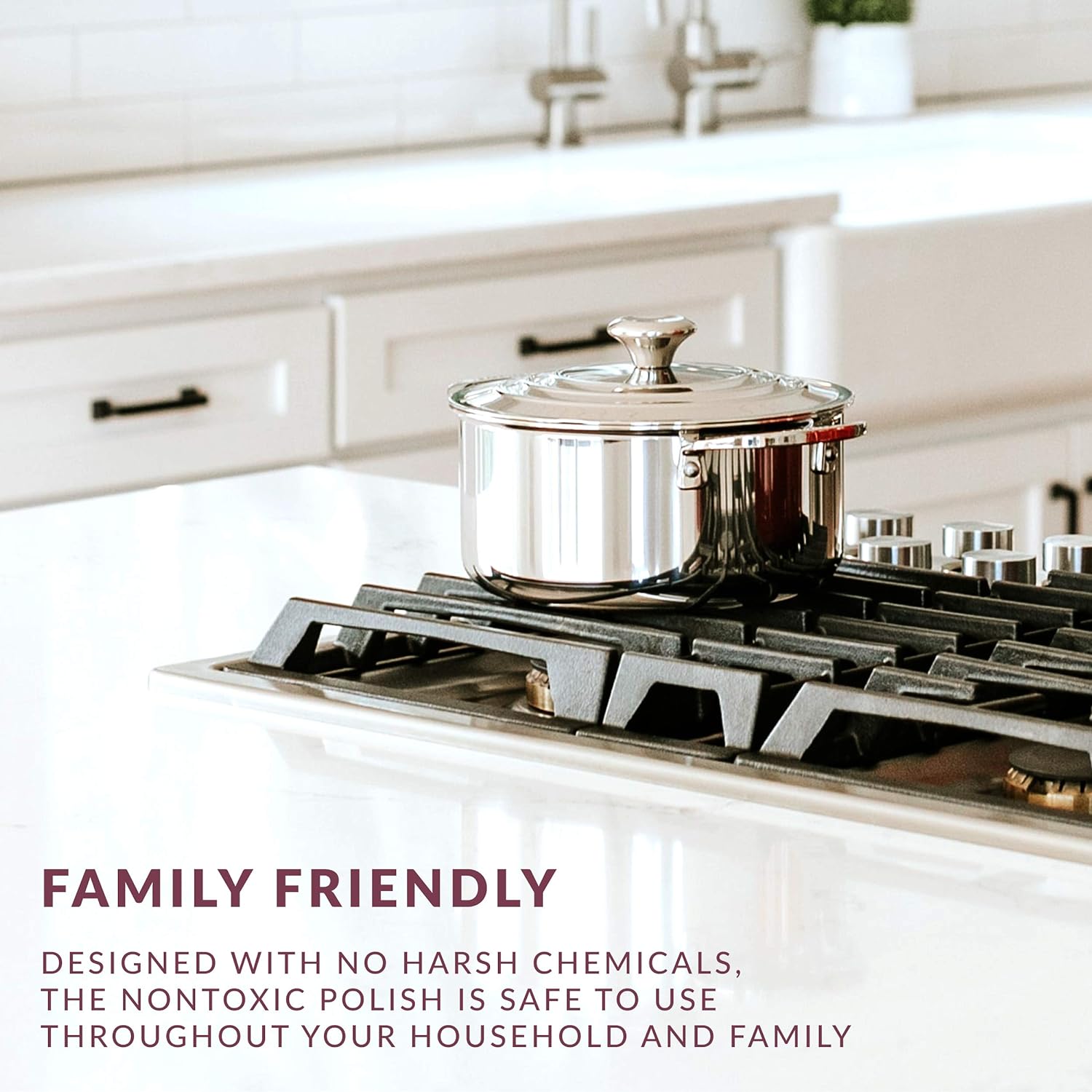 HOPE'S Countertop Restoration Polish, Streak-Free Kitchen Counter Cleaner, No Buildup Countertop Cleaner, Quartz, Marble, Corian, Composite, and Granite Cleaner and Polish, 8 Fl Oz, Pack of 12