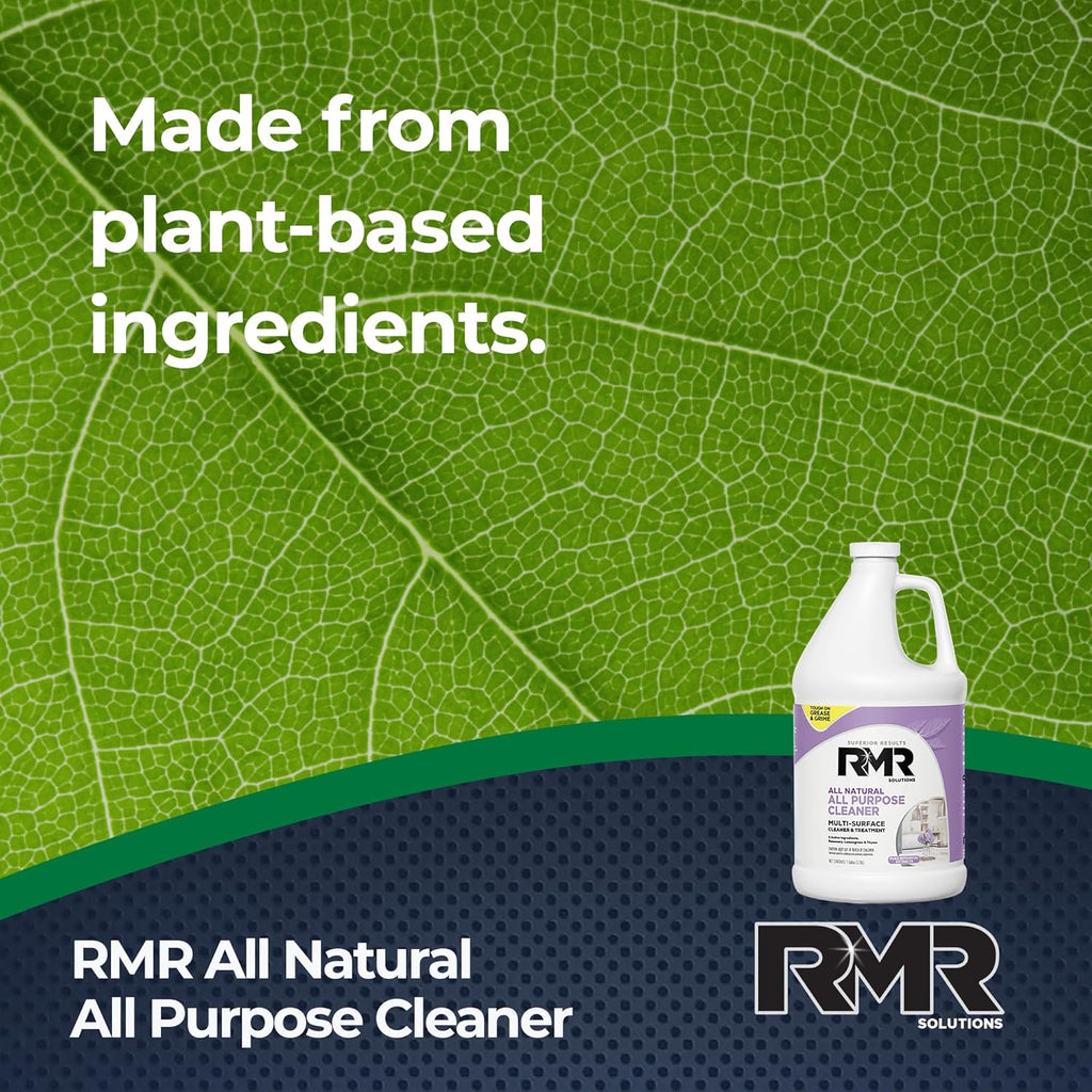 RMR All Natural All-Purpose Cleaner - Non-Toxic, Rinse-Free Multipurpose Cleaning Supplies, Biodegradable 1 Gallon Bottle, Modern Botanical Scent