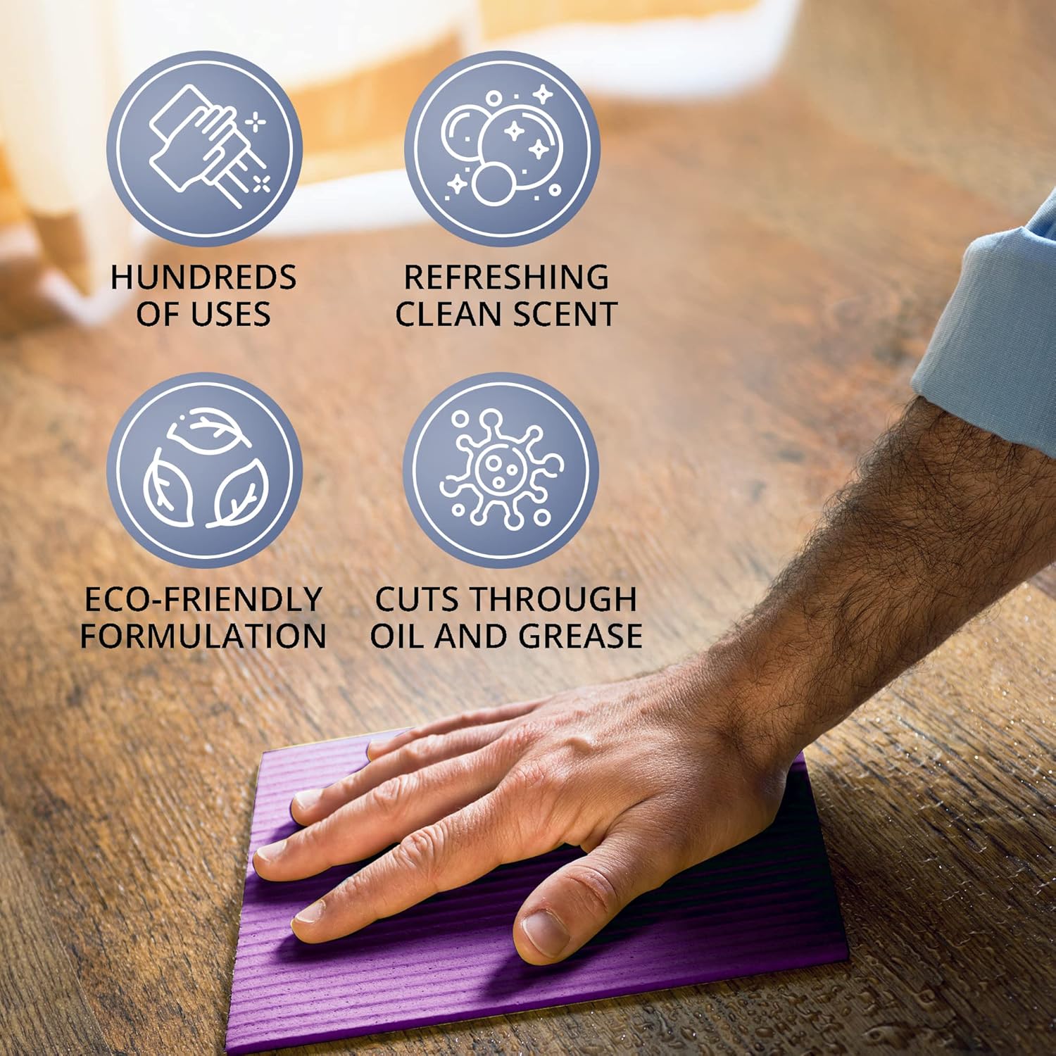 All Purpose Cleaner Concentrate - Advanage 20X The Wonder Cleaner Lavender for All Surfaces Around Bathroom, Kitchen, Oil and Grease, Multi Purpose Cleaner for Household Cleaning Solution | 128 FlOz