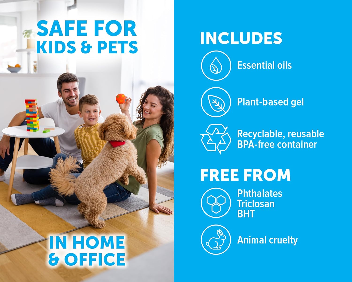 Bright Air 14 oz. Super Odor Eliminator, for Medium-Size Spaces, Fresh Apples & Spice Scent, Case of 6, Lasts Up to 90 Days Each