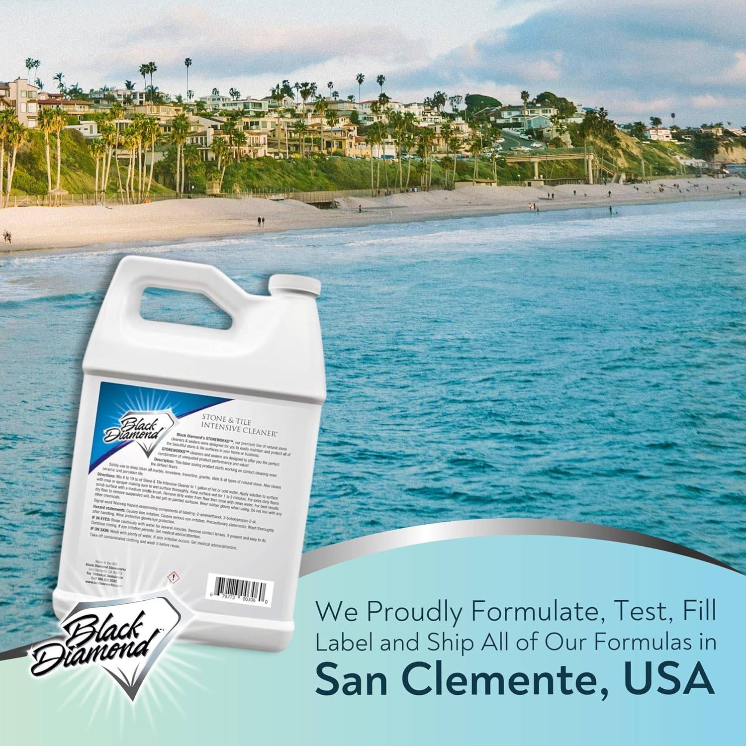 Black Diamond Stoneworks Stone & Tile Intensive Cleaner: Concentrated Deep Cleaner, Marble, Limestone, Travertine, Granite, Slate, Ceramic & Porcelain Tile.