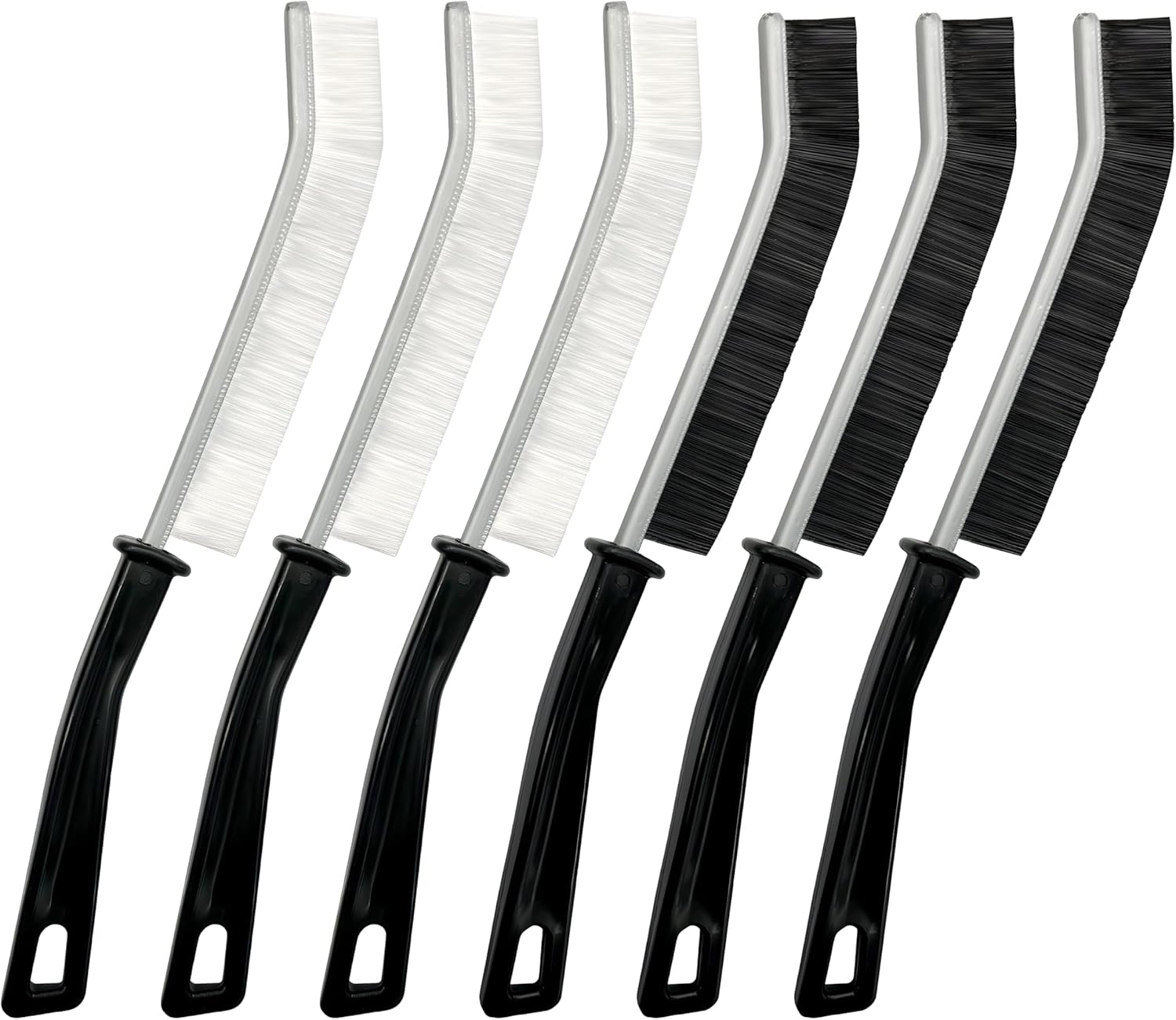 Crevice Cleaning Brush, Hard-Bristled Gap Scrub Brush, Toilet Gap Cleaning Brush Tool, for Scrub Small Spaces, Kitchen, Bathroom, Corner, Grout, Sink, Window Tracks, Hinges, 6pcs