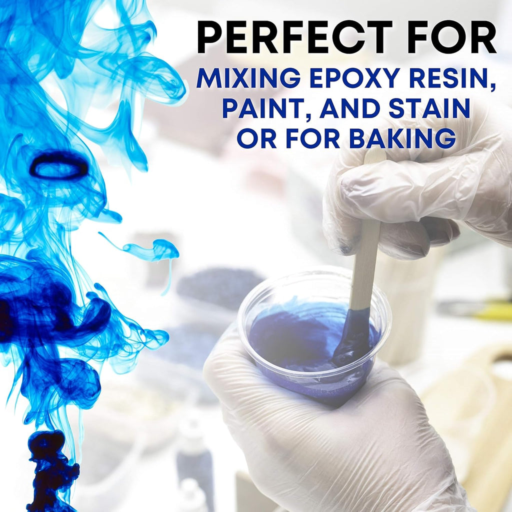 [Pack of 50] 10oz Disposable Graduated Measuring Cups for Mixing - Measurements in mL and Oz - Multipurpose Reusable Cups for Paint, Epoxy Resin, Stain, Liquid Mixing Cups