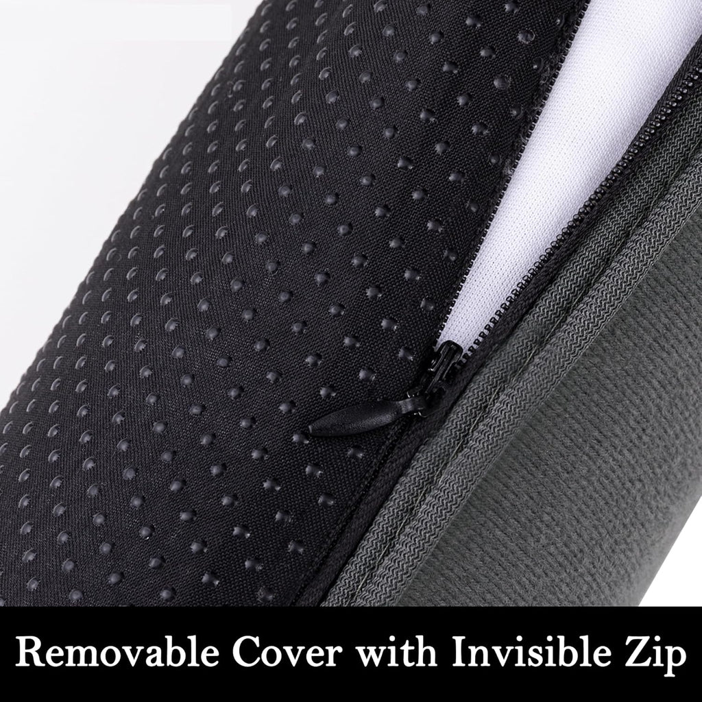 Sunolga 2-Pack 36" Door Draft Stopper Blocks Hot and Cold Air with Removable Washable Cover for Gaps Up to 3", All-Season Seal for Noise, Wind, Door Sweep for Bottom of Door, Home Essentials, Gray