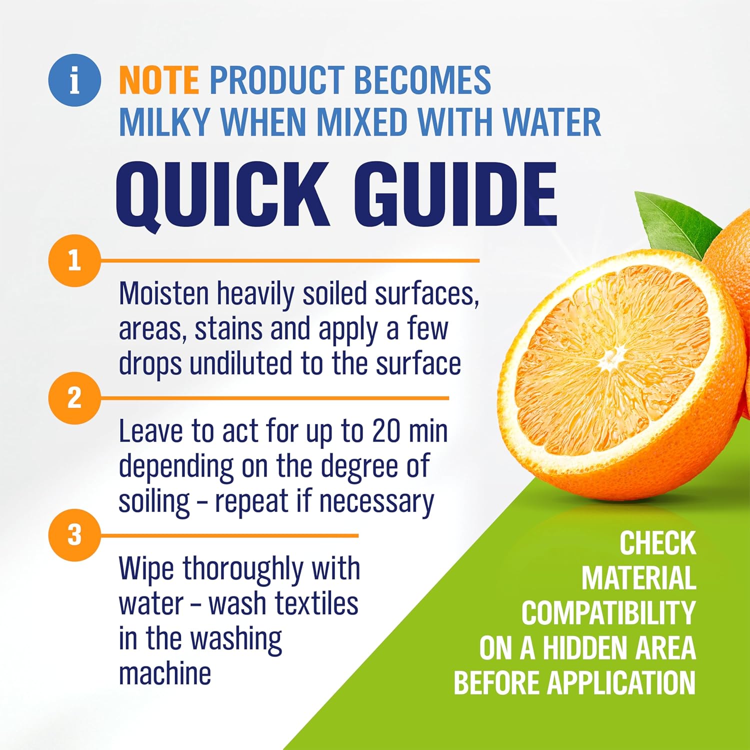WoldoClean Orange Oil Cleaner Concentrated 25.36 fl oz (1 : 1000) - makes up to 200 Gallons Multi-Use Adhesive & Grease Remover, Custom-Dilution Citrus Degreaser for Floors, Kitchen & Bath