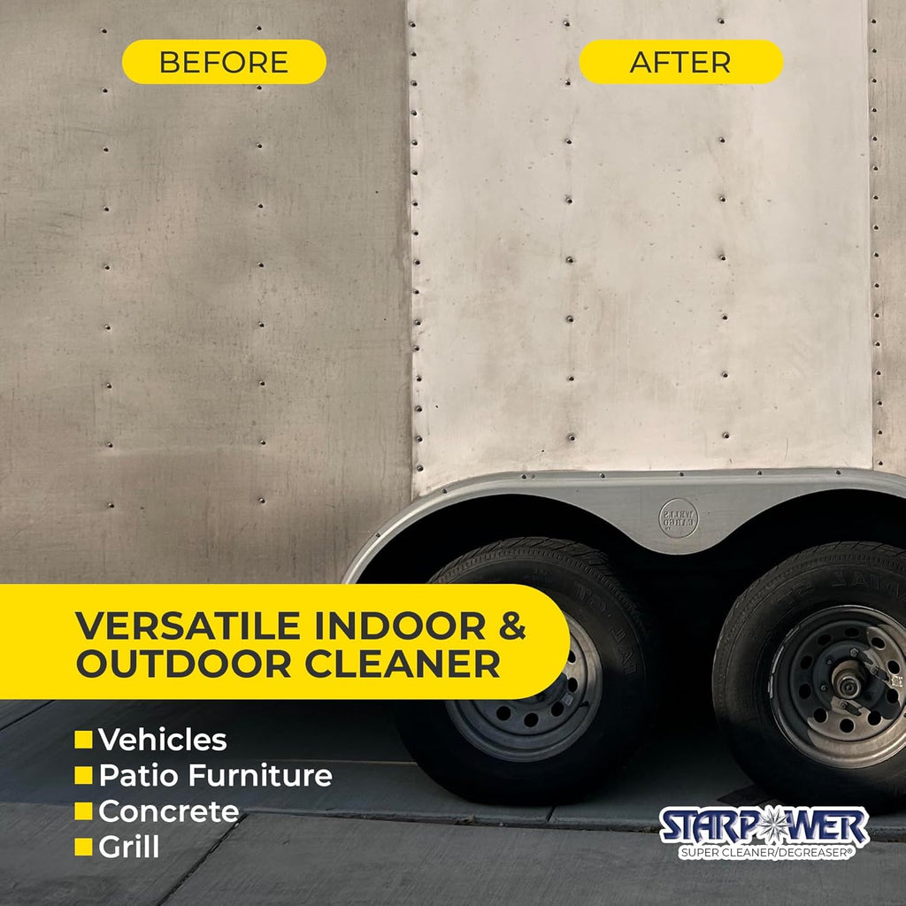 STARPOWER Heavy Duty All Purpose Multi Surface Grease, Oil, Grime Remover, 24 Ounces