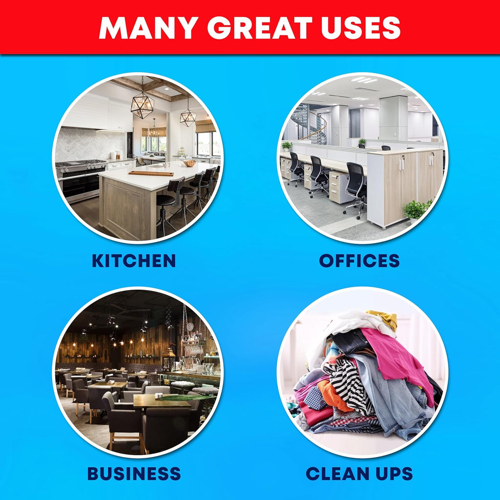 Veska 30-33 Gallon Trash Bags Heavy Duty | 250 Bags Mega-ValuePack | Black Large Trash Bags 30 Gallon - 32 Gallon - 33 Gallon.