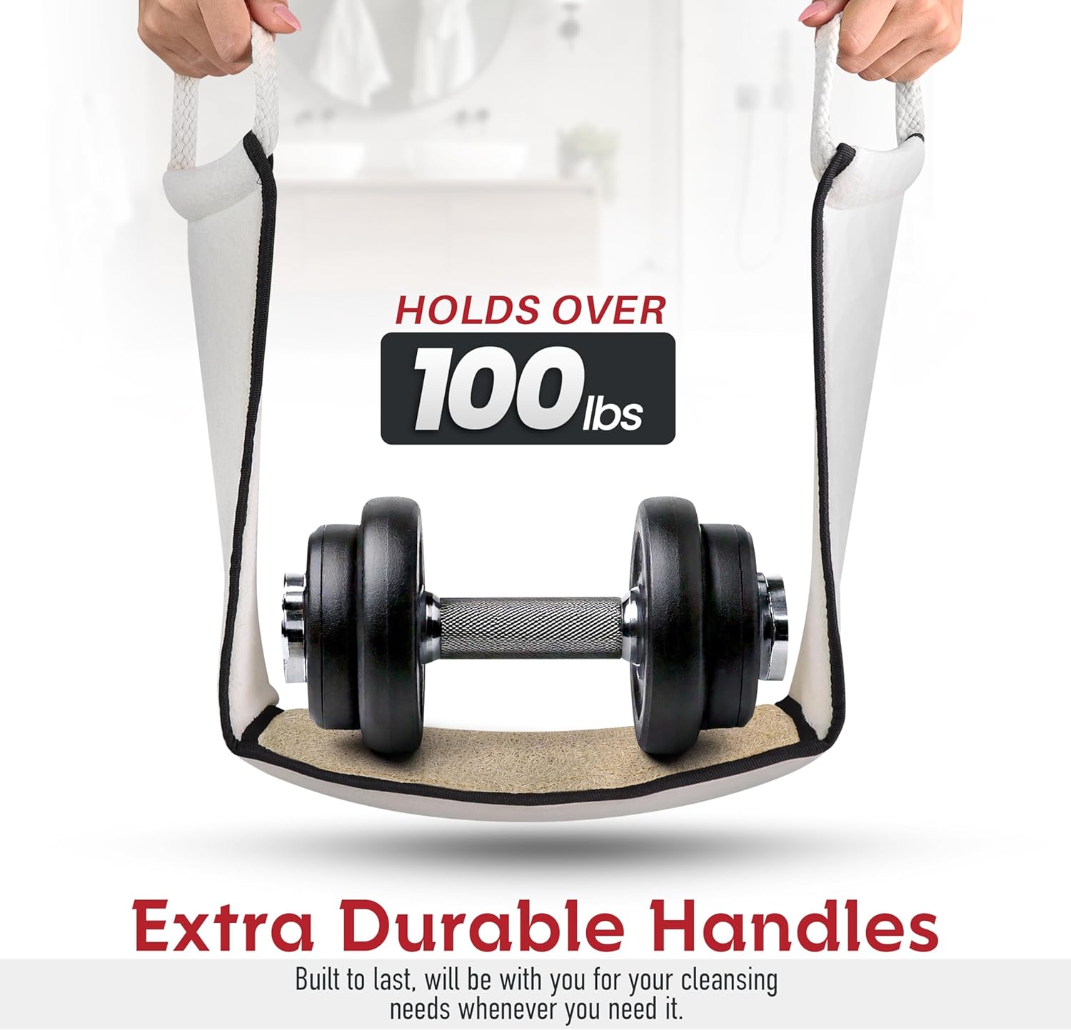 Sturdy Natural Loofah Back Scrubber for Shower for Men, Egyptian Loofah Body Scrubber Exfoliator and Washer for Men to Clean Your Back Deeply Like an Exfoliating Washcloth- 1 Count (1 Pack) - Black