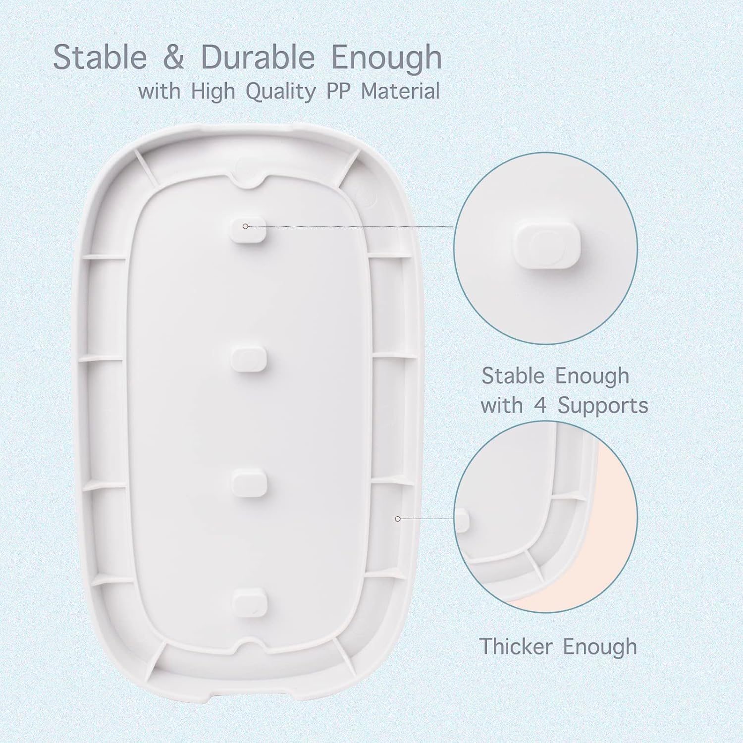 Baby Bottle Drying Rack, Space Saving Bottle Dryer Holder for Bottles, Nipples, Pump Parts, Cups