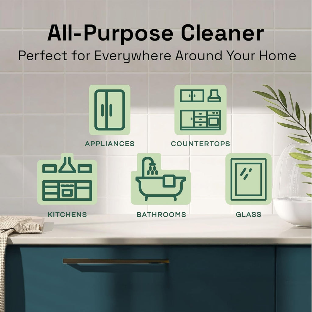 Clean Republic All-Purpose Cleaner, Daily Use Cleaner for Kitchens, Bathrooms, and More, 1 Gallon Bottle