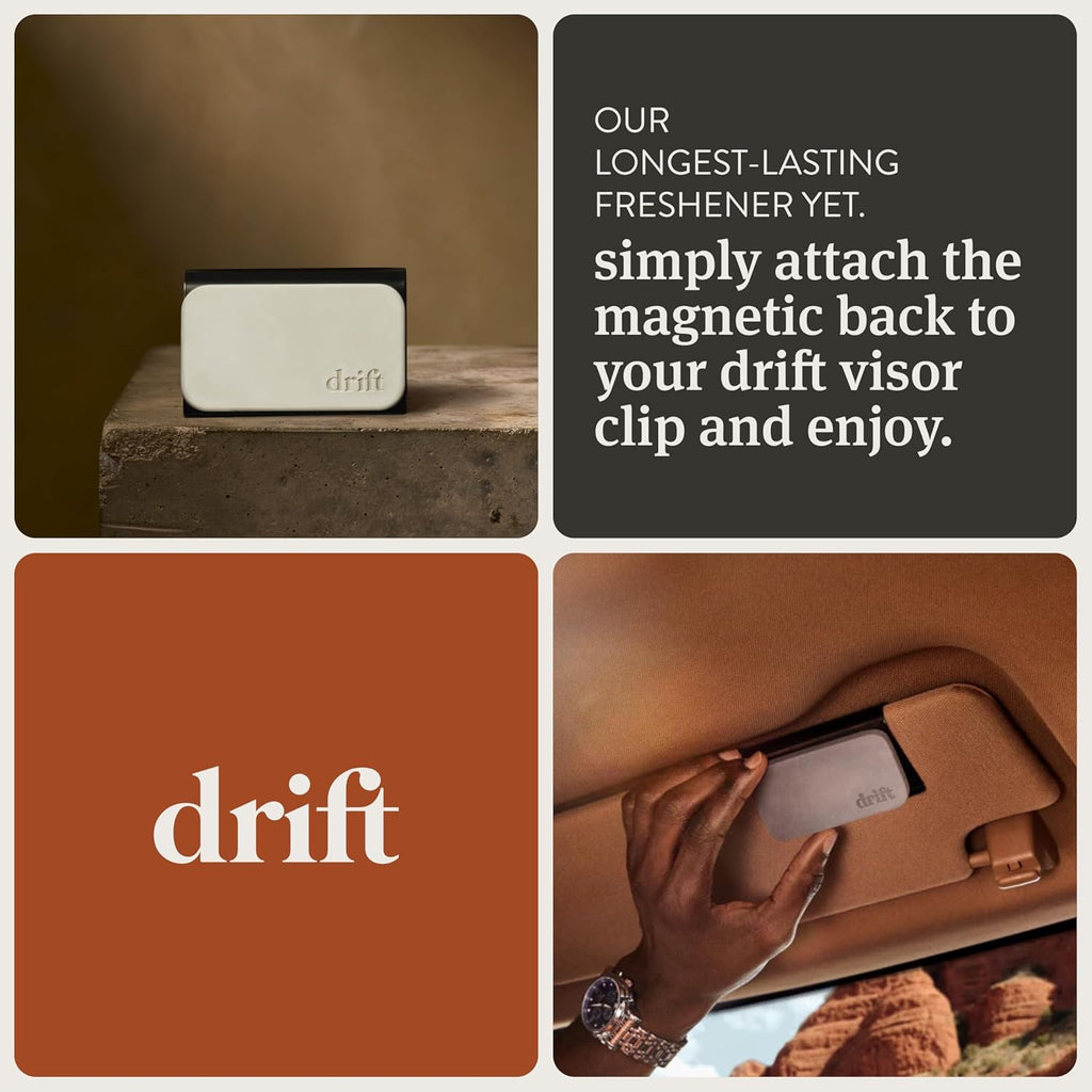 Drift Car Air Freshener - Stone Air Freshener - Car Odor Eliminator - Apple Picking Scent Starter Kit