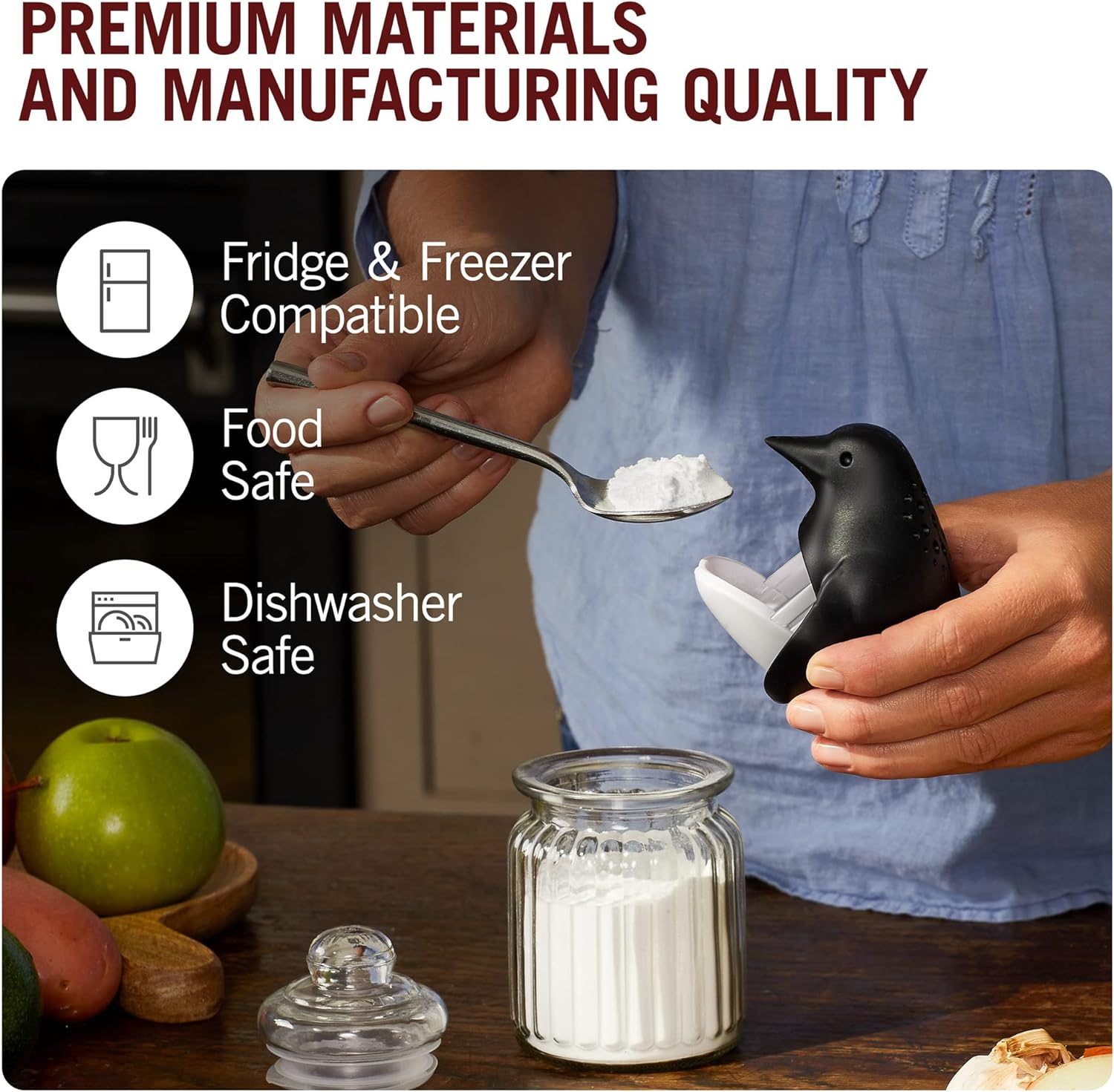 Monkey Business Chill Bill Refrigerator Deodorizer, Baking Soda Container, Baking Soda Fridge, Baking Soda Fridge Deodorizer, Cute Gifts, Kitchen Gadgets