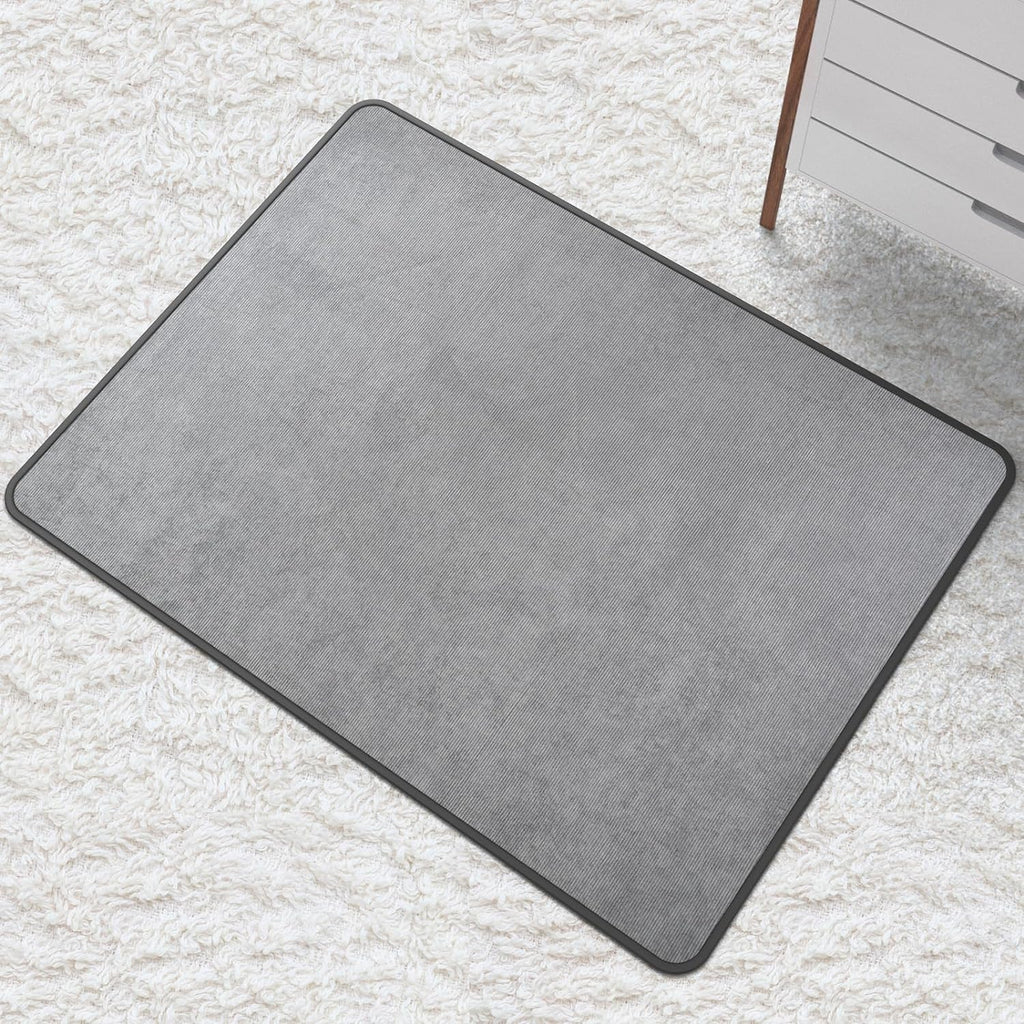 Heavy Duty Office Chair Mat for Carpet and Hardwood Floor Bohemian Desk Chair Mat Rug 36'' x 48'' Corduroy Surface Floor mats for Office Home