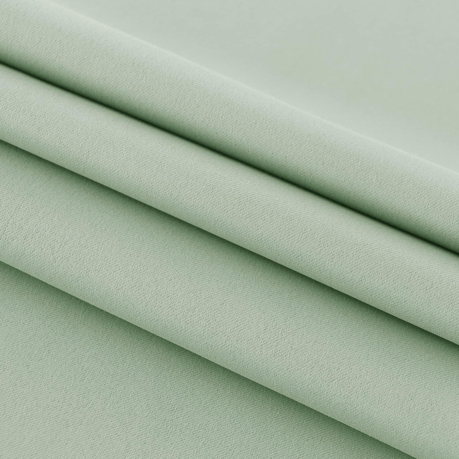 DWCN French Door Curtains – Rod Pocket Thermal Blackout Curtain for Doors with Glass Window, Kitchen and Patio Doors for Privacy, 25 X 72 Inches Long, 1 Curtain Panel with Tieback, Bean Green