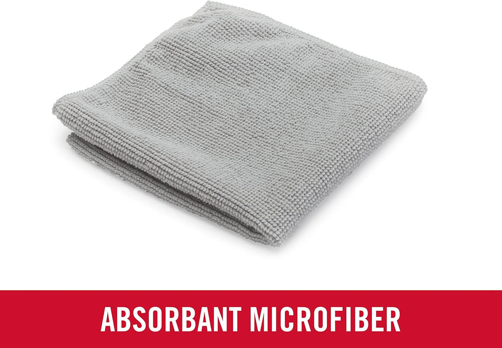Rubbermaid All Purpose Microfiber Cleaning Cloth Towels, 12"x12", Non-Scratch, Reusable/Washable for Cleaning/Wiping/Polishing for Home/Kitchen/Car (Pack of 300)
