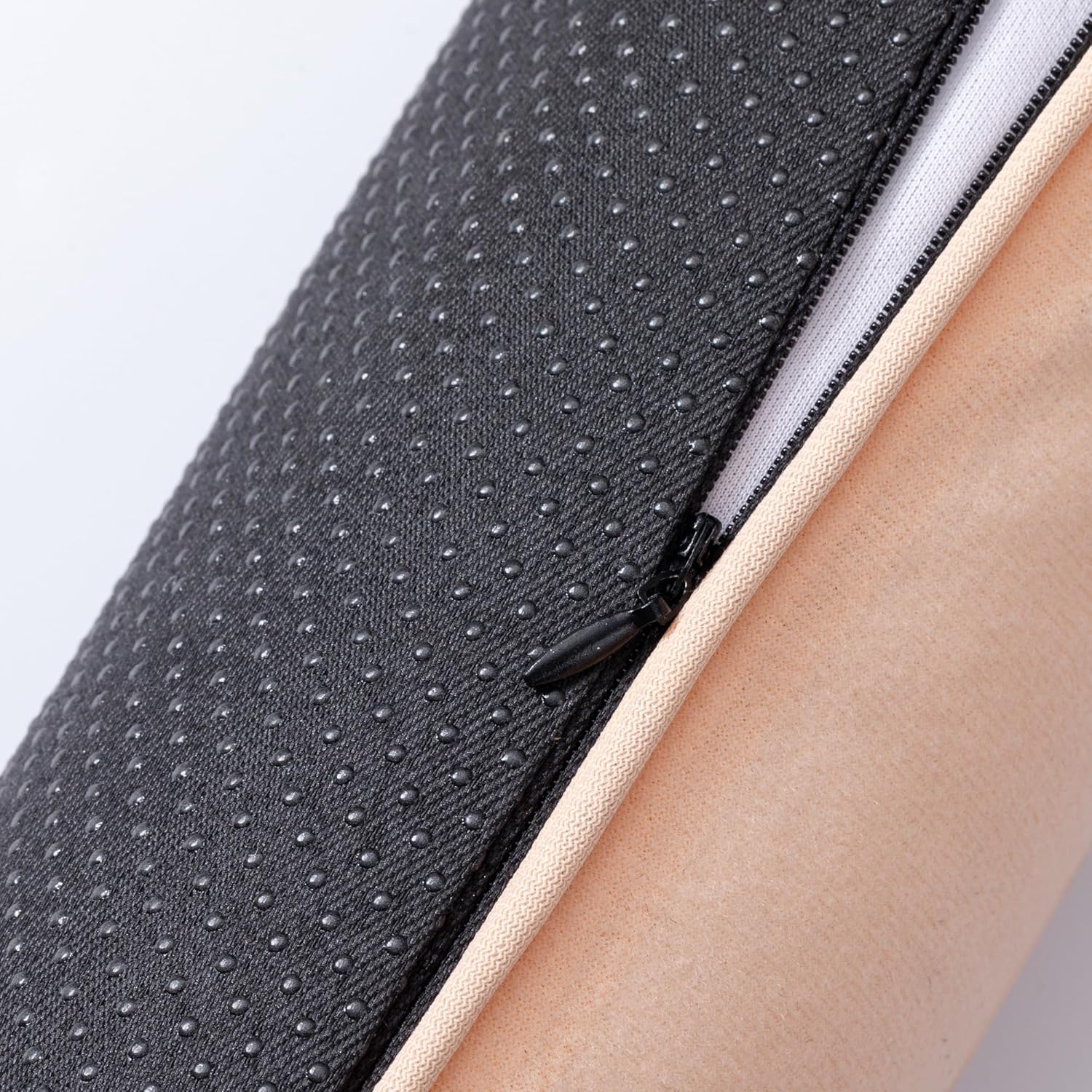 Sunolga 38" Door Draft Stopper Blocks Hot and Cold Air with Removable Washable Cover for Gaps Up to 3", All-Season Seal for Noise, Door Sweep for Bottom of Door and Window, Home Essentials, Almond