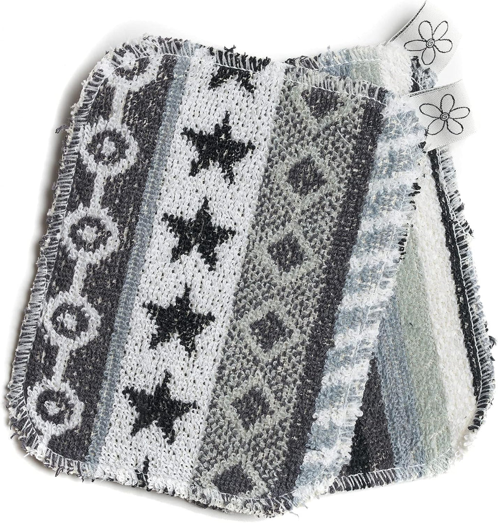 Skoy Bundle, 2-Pack Skoy Scrub, and 4-Pack Skoy Swedish Dishcloth, Reusable Cleaning Products for Kitchen and Household, Planet-Friendly, Dishwasher Safe Soft Scrub, Monochromatic Colors