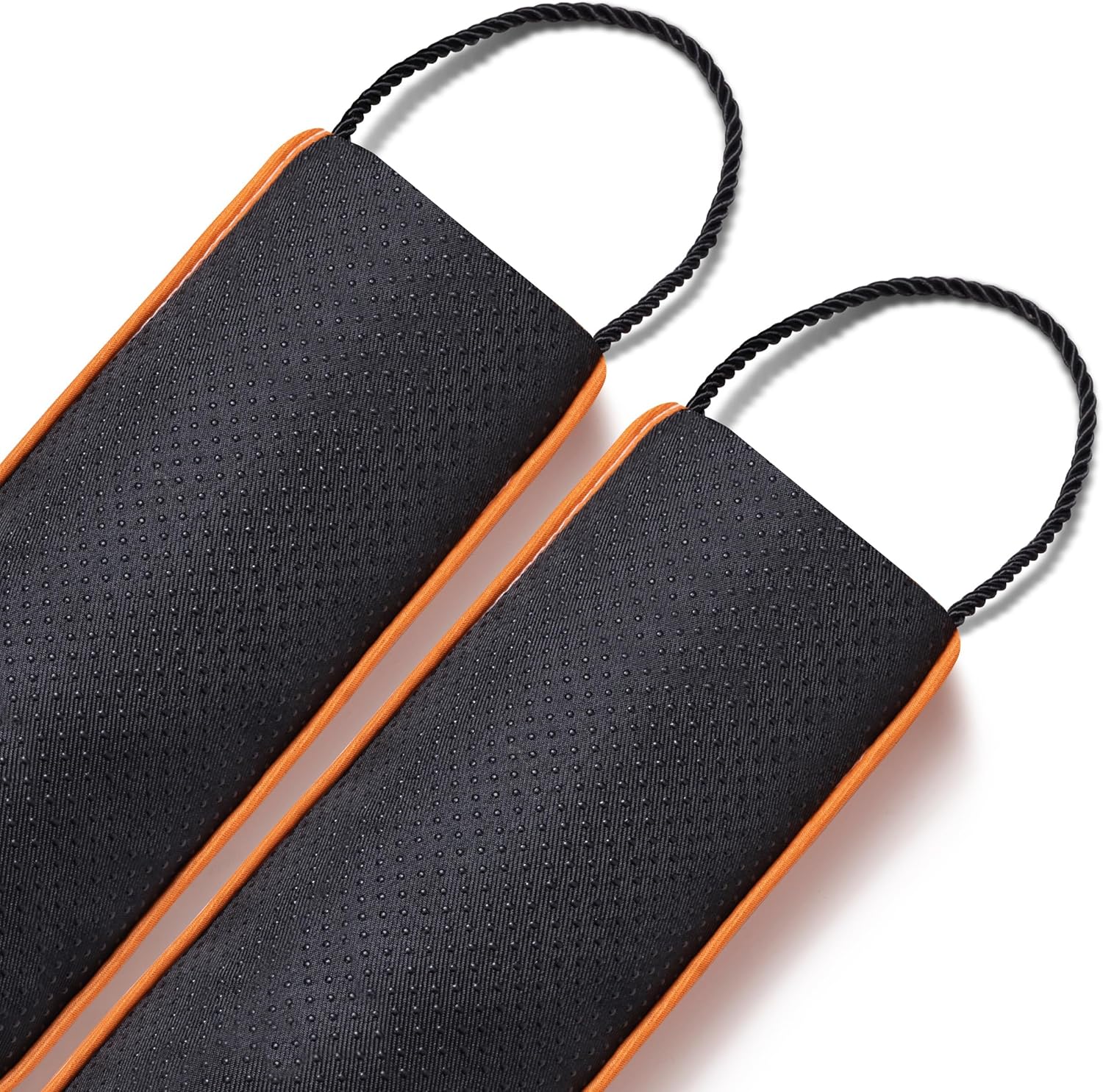 Sunolga 38" Door Draft Stopper Blocks Hot and Cold Air with Removable Washable Cover for Gaps Up to 3", All-Season Seal for Noise, Door Sweep for Bottom of Door and Window, Home Essentials, Orange