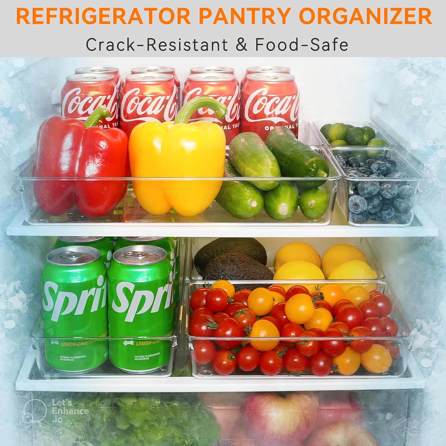 15-Pack Clear Drawer Organizer Set – Multi-Size Acrylic Storage Bins for Kitchen, Makeup, Office & Bathroom – Stackable Plastic Trays for Home, Desk & Vanity Organization