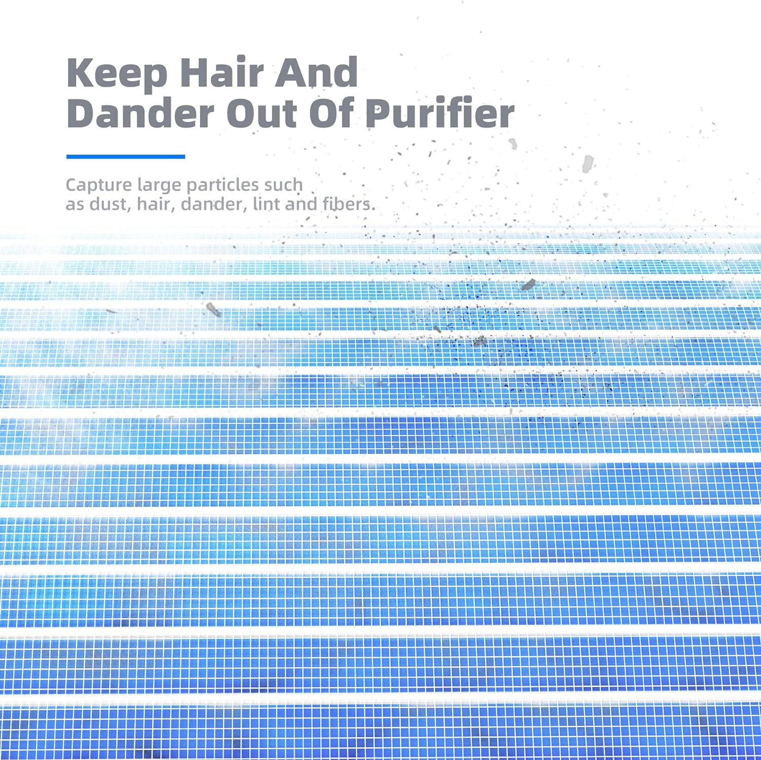 AROEVE MK04 Air Filter Suitable for MK04 for Dust, Pet Dander, Smoke, Pollen for Bedroom and Office- Standard Version(2 Pack)