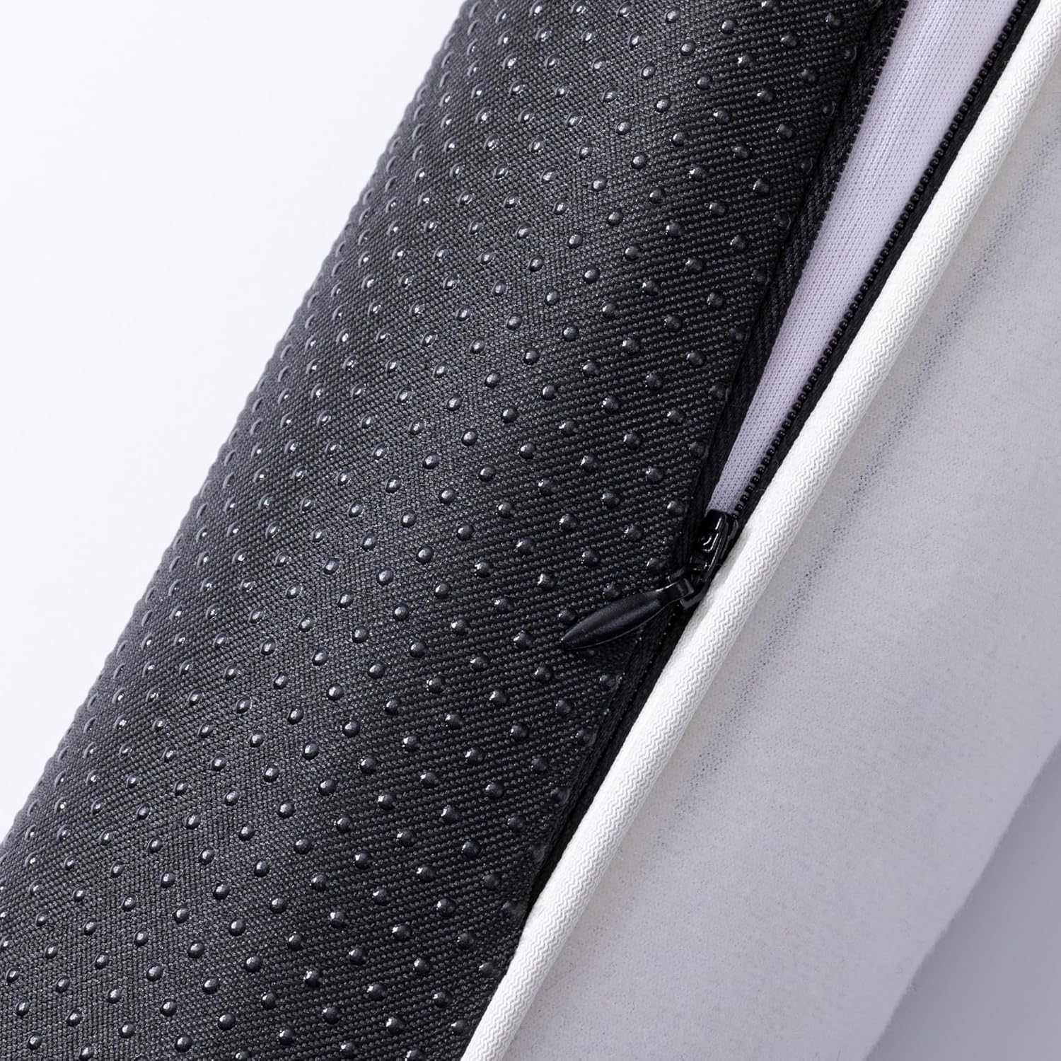 Sunolga 38" Door Draft Stopper Blocks Hot and Cold Air with Removable Washable Cover for Gaps Up to 3", All-Season Seal for Noise, Door Sweep for Bottom of Door and Window, Home Essentials, White