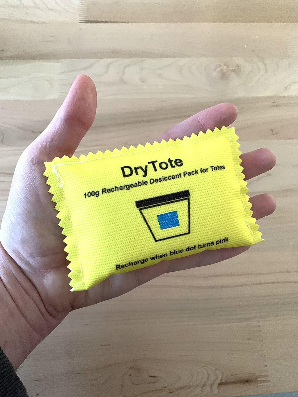 100g Rechargeable Desiccant Pack of 50 - Moisture Absorbing Bag - Silica Gel Desiccant Dehumidifier for Storage Bins and Totes