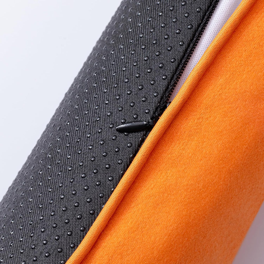 Sunolga 38" Door Draft Stopper Blocks Hot and Cold Air with Removable Washable Cover for Gaps Up to 3", All-Season Seal for Noise, Door Sweep for Bottom of Door and Window, Home Essentials, Orange