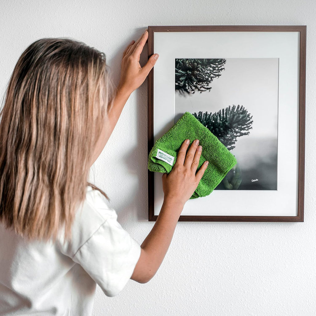 The Amazing Eco Cloth That Cleans Virtually Any Surface with Only Water. No More Paper Towels Or Toxic Chemicals. 4-Pack (14x14, Seashore Teal)