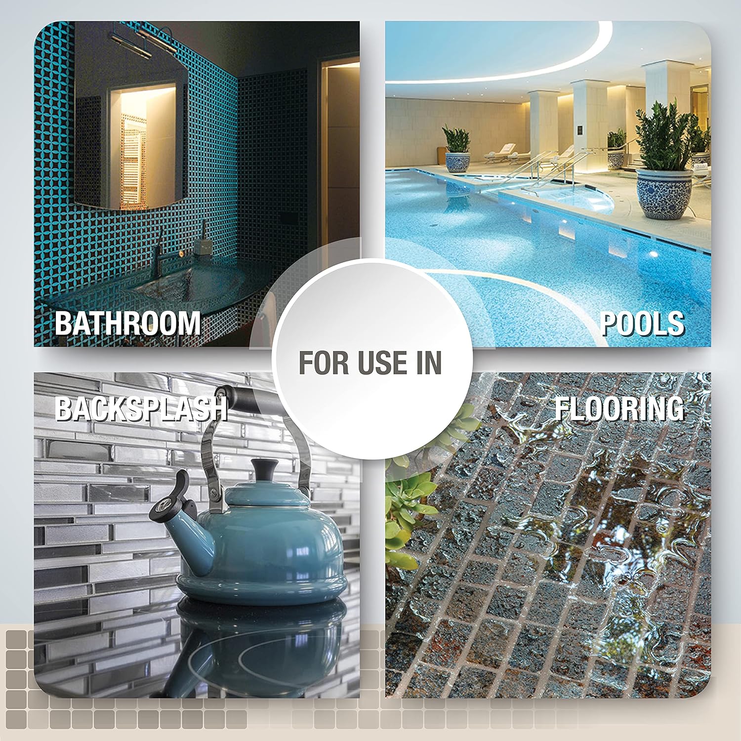 Tile Doctor EpoxyElite EVO 11 lbs./5 kg. Bucket of Litokol Beige 3 Epoxy Tile Grout TMPEEEVO002, Floor Tile or Wall Tile Grout for Pools, Kitchens, Spas, Bathrooms, Showers, and More