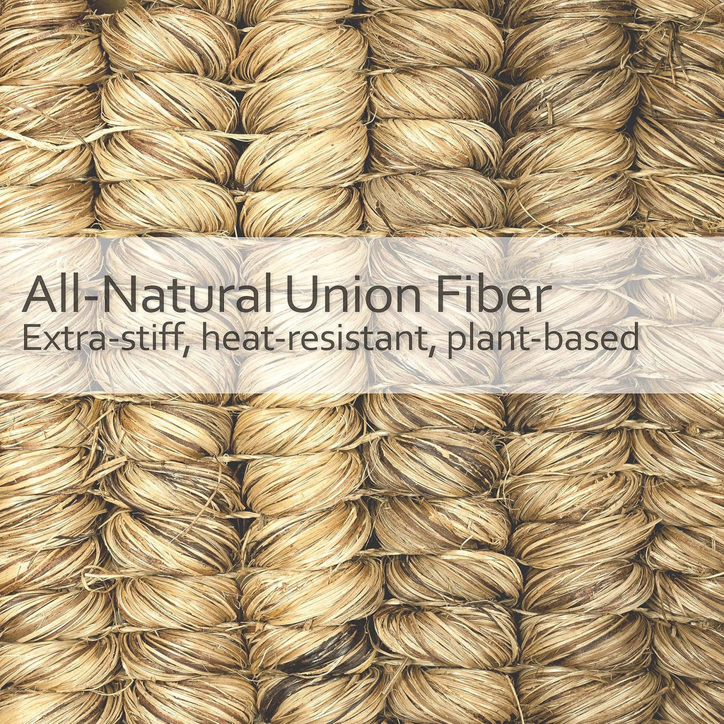 REDECKER Curved Dish Brush, Natural Union Plant Fiber Bristles, Ergonomic Design with Oiled Beechwood Handle, 10-1/2 Inches, Set of 2, Made in Germany - Union Bristle Scrubber